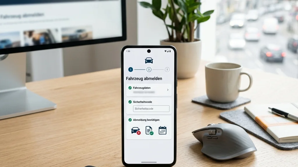 Auto abmelden oder stilllegen digital und ohne Wartezeit